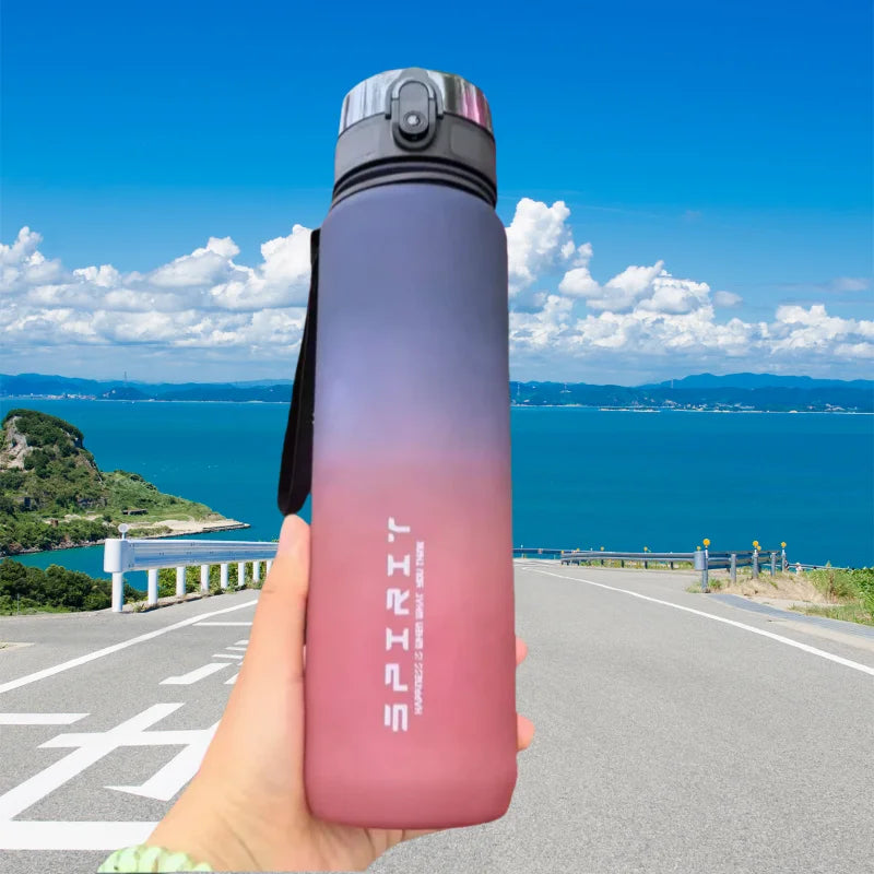 500ML/1000ML Large Capacity Sports Water Bottle