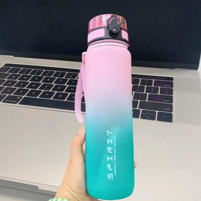 500ML/1000ML Large Capacity Sports Water Bottle