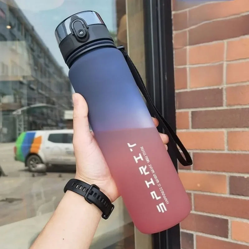 500ML/1000ML Large Capacity Sports Water Bottle