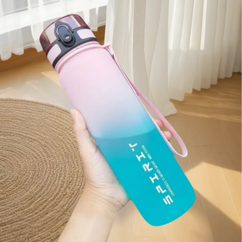 500ML/650ML/1000ML Large Capacity Sports Bottle